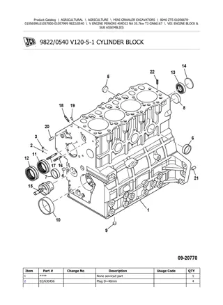 JCB 8040 ZTS MINI CRAWLER EXCAVATOR Parts Catalogue Manual Instant Download (SN 01056678-01056999, 01057000-01057999)