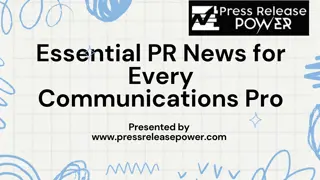 Essential PR News for Every Communications Pro
