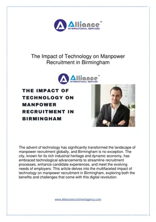 The Impact of Technology on Manpower Recruitment in Birmingham