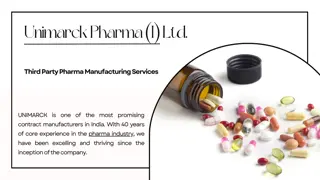 Third Party Pharma Manufacturing Services | Pharma Services in India