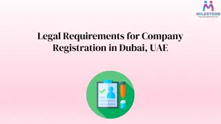 Legal Requirements for Company Registration in Dubai, UAE