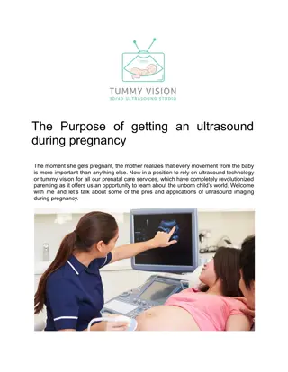 The Purpose of getting ultrasound during pregnancy