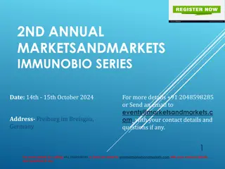 ImmunoBio Series (Event) | 14th - 15th October 2024 | Germany