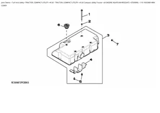 John Deere 4120 Compact Utility Tractor Parts Catalogue Manual Instant Download (PC9396)