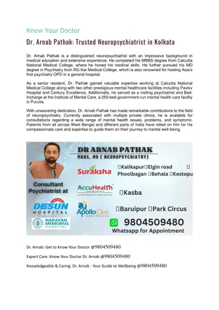Meet Dr Arnab Your Path to Better Health 9804509480
