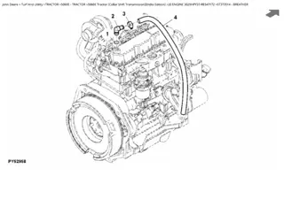 John Deere 5060E Tractor (Collar Shift Transmission) (India Edition) Parts Catalogue Manual Instant Download (PC4717)