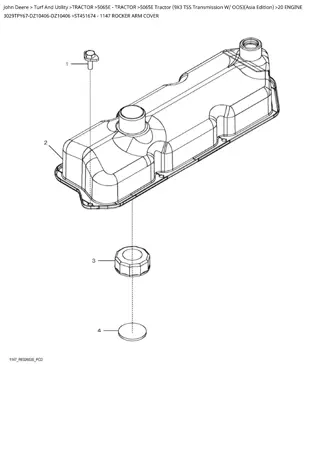 John Deere 5065E Tractor (9×3 TTS Transmission WOOS) (Asia Edition) Parts Catalogue Manual Instant Download (PC12273)