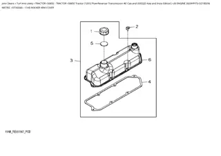 John Deere 5065E Tractor (12×12 PowrReverser Transmission WCab and OOS) (JD Asia and India Edition) Parts Catalogue Manual Instant Download (PC12537)