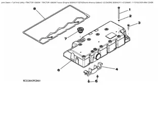 John Deere 5065M Tractor (Engine 5030HLV11) (IT4) (North America Edition) Parts Catalogue Manual Instant Download (PC10540)