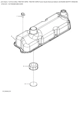 John Deere 5075E Tractor (South American Edition) Parts Catalogue Manual Instant Download (PC9955)