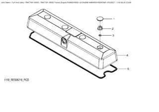 John Deere 5093E Tractor (Engine PE4045HP059) Parts Catalogue Manual Instant Download (PC6106)