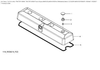 John Deere 5095M Tractor (Engine 4045HLV52, 4045HLV55) (Tier 3) (Worldwide Edition) Parts Catalogue Manual Instant Download (PC10543)