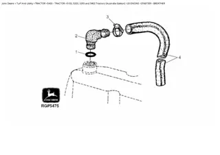 John Deere 5103, 5203, 5303 and 5403 Tractor (Australia Edition) Parts Catalogue Manual Instant Download (PC4480)