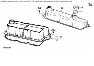 John Deere 5103S, 5203, 5104, 5204, 5038D Tractor (Asia Edition) Parts Catalogue Manual Instant Download (PC4470)