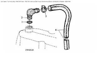 John Deere 5303 and 5403 Tractor (North Africa Edition) Parts Catalogue Manual Instant Download (PC4465)