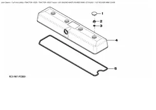 John Deere 5525 Tractor Parts Catalogue Manual Instant Download (PC10868)