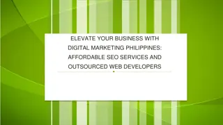 Elevate Your Business with Digital Marketing Philippines Affordable SEO Services and Outsourced Web Developers