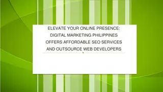 Elevate Your Online Presence Digital Marketing Philippines Offers Affordable SEO Services