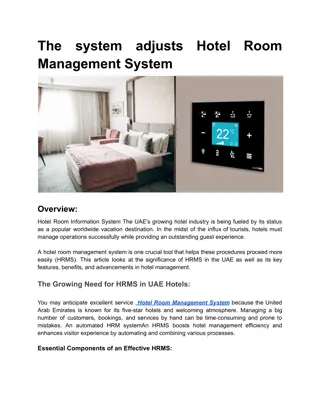 Untitled document (22Hotel Room Management System