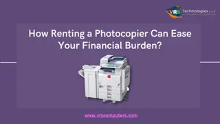 How Renting a Photocopier Can Ease Your Financial Burden?