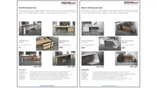 Highmoon Desk Collection Catalogue