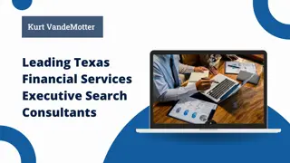 Leading Texas Financial Services Executive Search Consultants