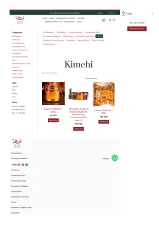 Buy Kimchi Dubai at Tabchilli | Shop Kimchi Products in UAE