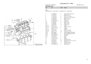 SAME explorer³ 85 e Tractor Parts Catalogue Manual Instant Download (SN 50001 and up)