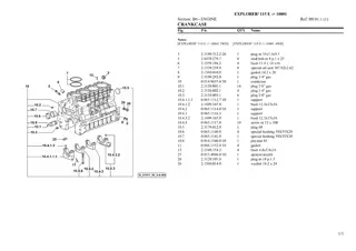 SAME explorer³ 115 e Tractor Parts Catalogue Manual Instant Download (SN 10001 and up)