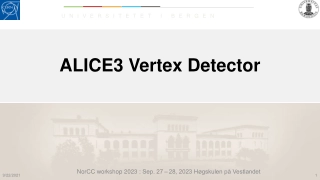 ALICE3 Vertex Detector
