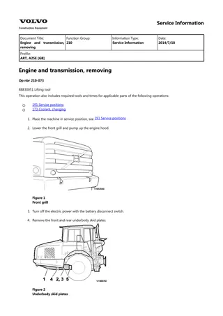 Volvo A25E Articulated Dump Truck Service Repair Manual Instant Download