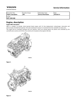 Volvo A30E Articulated Dump Truck Service Repair Manual Instant Download