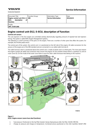 Volvo A35D Articulated Dump Truck Service Repair Manual Instant Download