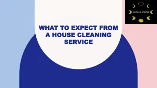 What to Expect From a House Cleaning Service