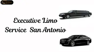 Luxury On-the-Go: Executive Limo Service in San Antonio