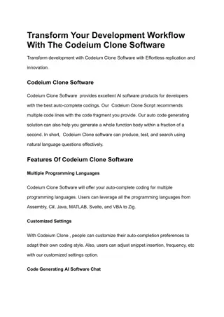 _Codeium Clone Software
