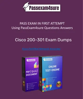 Passexam4sure Updated Dumps PDF for 200-301 Exam 2024