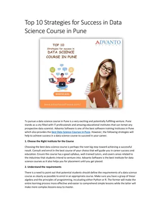 Top 10 Strategies for Success in Data Science Course in Pune