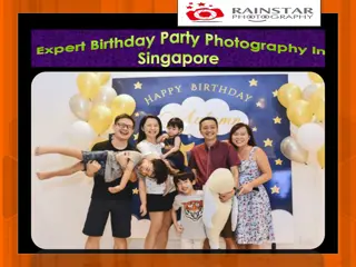 Expert Birthday Party Photography in Singapore