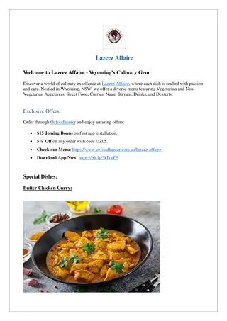 Lazeez Affaire: Exclusive Offers and Delicious Dishes