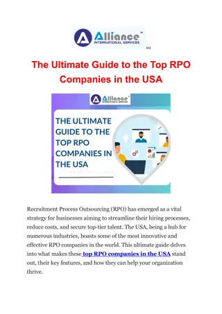 The Ultimate Guide to the Top RPO Companies in the USA