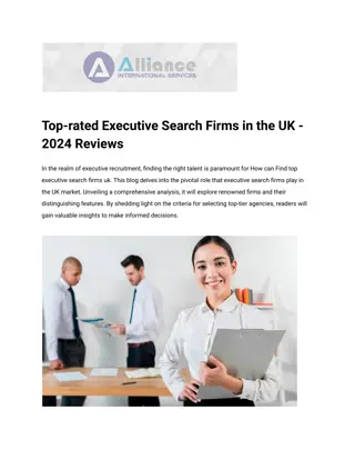 Top-rated Executive Search Firms in the UK - 2024 Reviews