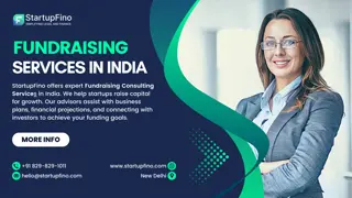 Best Fundraising Consulting Services Company India StartupFino