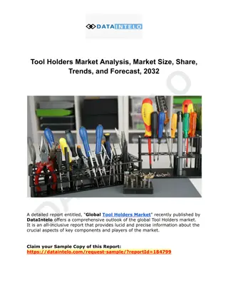 Tool Holders Market Analysis, Market Size, Share, Trends, and Forecast, 2032