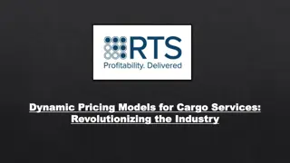 Dynamic Pricing Models for Cargo Services