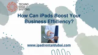 How Can iPads Boost Your Business Efficiency?