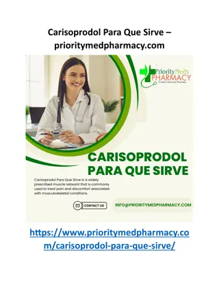 Carisoprodol Para Que Sirve - prioritymedpharmacy.com