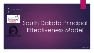 South Dakota Principal Effectiveness Model