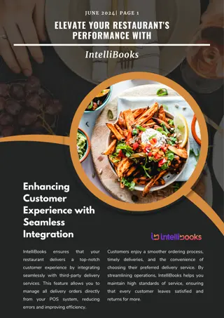 Elevate Your Restaurants Performance with IntelliBooks