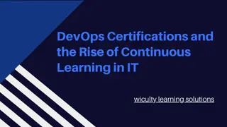 DevOps Certifications and the Rise of Continuous Learning in IT